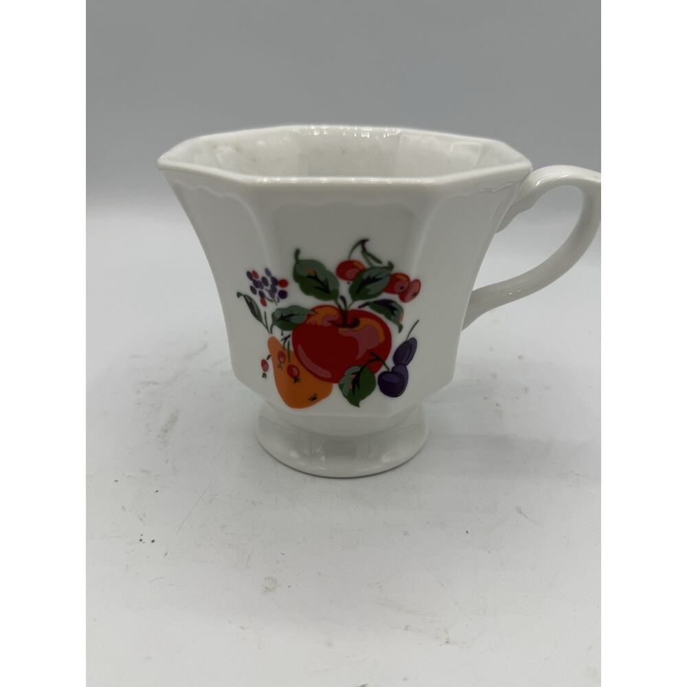 Hallmark Cards Inc. Fruity Ceramic Octagon Tea Cup